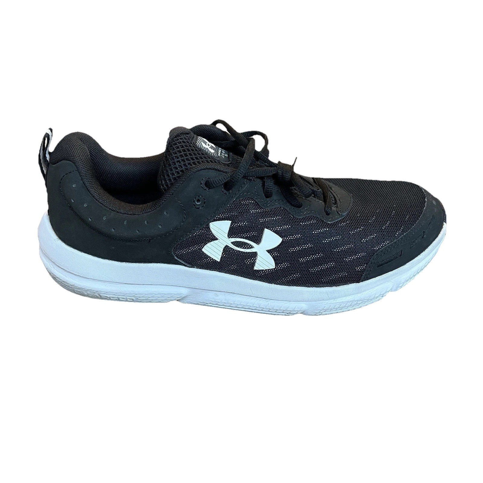 Under Armour Mens Charged Assert 9 3024590-001 Black Running Shoe Sneakers Sz 12