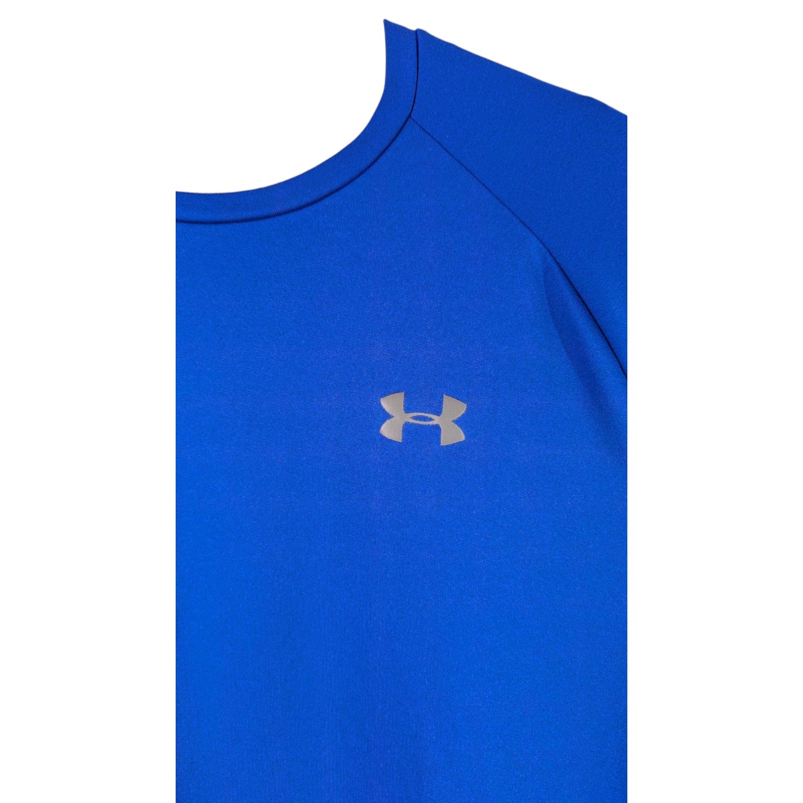 Under Armour Tech Tee Royal Blue Shirt Heat Gear Blue Large Tee