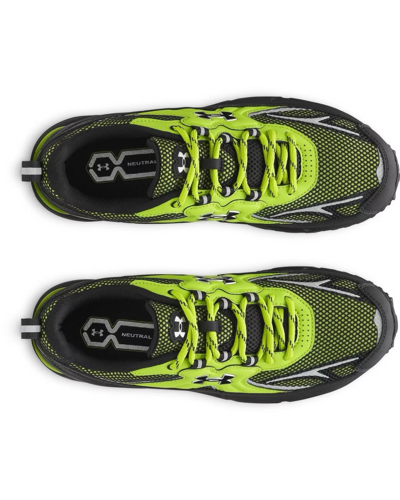 NEW Mens $130 UNDER ARMOUR UA Apparition Tech Lifestyle Shoe Green Vibe Black 9