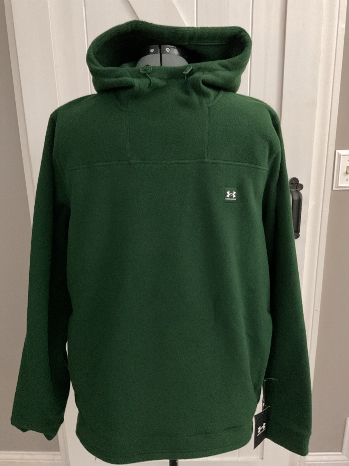 Under Armour Men’s Expanse Fleece Hoodie Pullover 1387571 Green Sz XL NWT