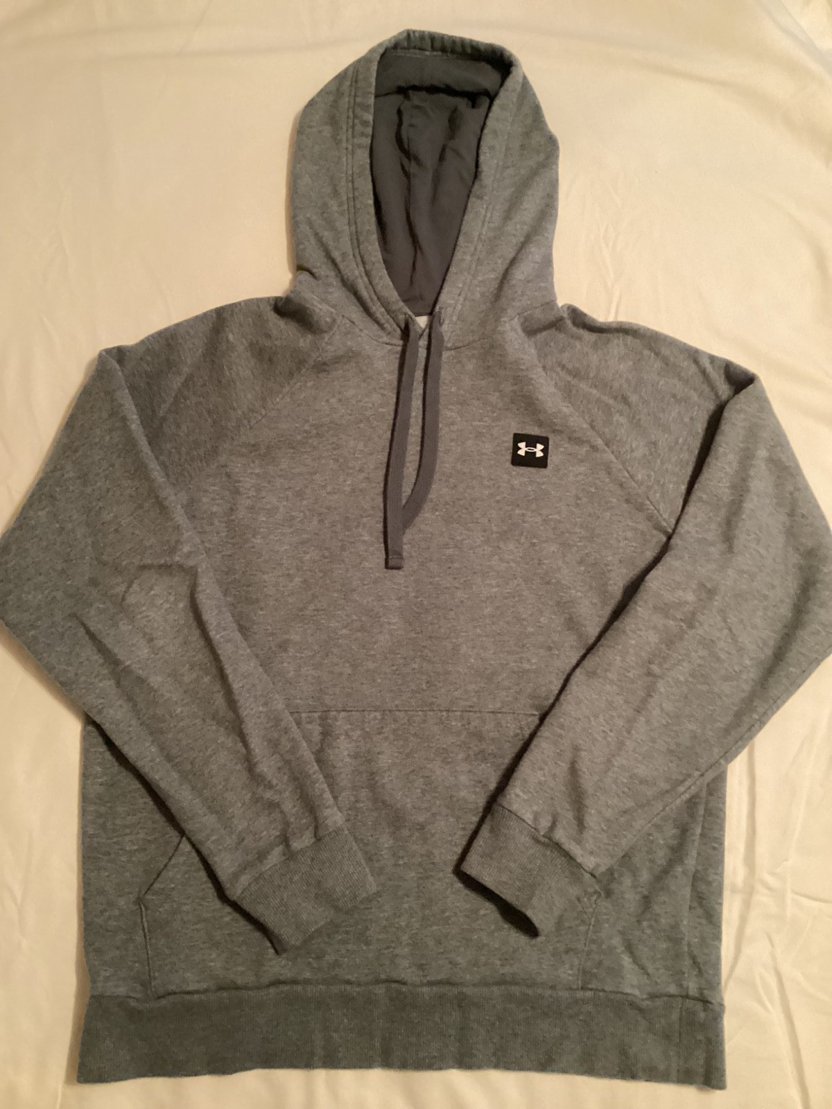 Under Armour, Loose Pullover  Hoodie, Size Medium – Gray Fleece