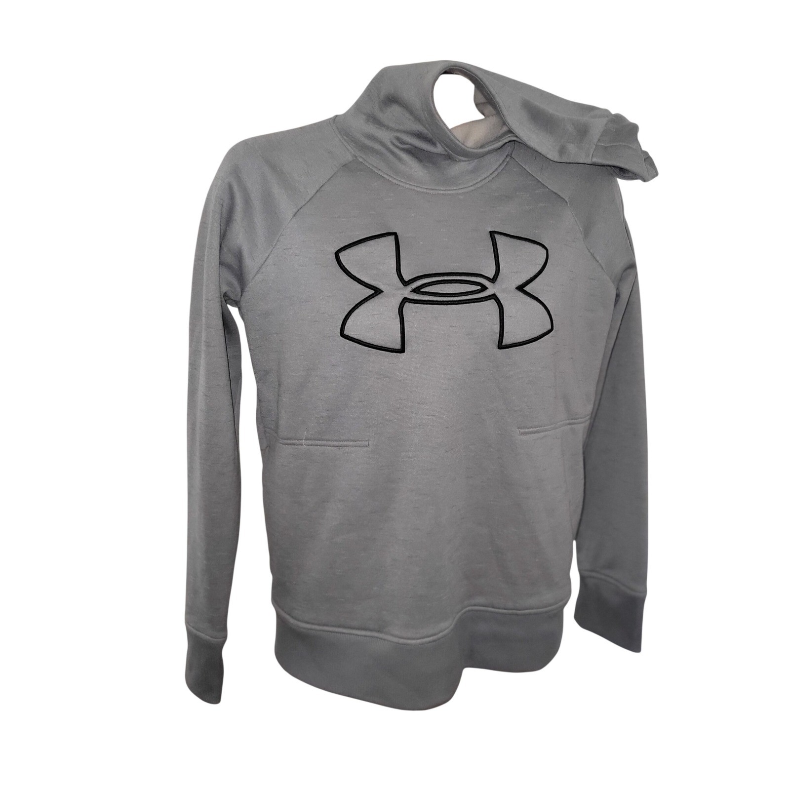 Under Armour Coldgear Pullover Hoodie Gray Loose Fit S outerwear comfy cozy