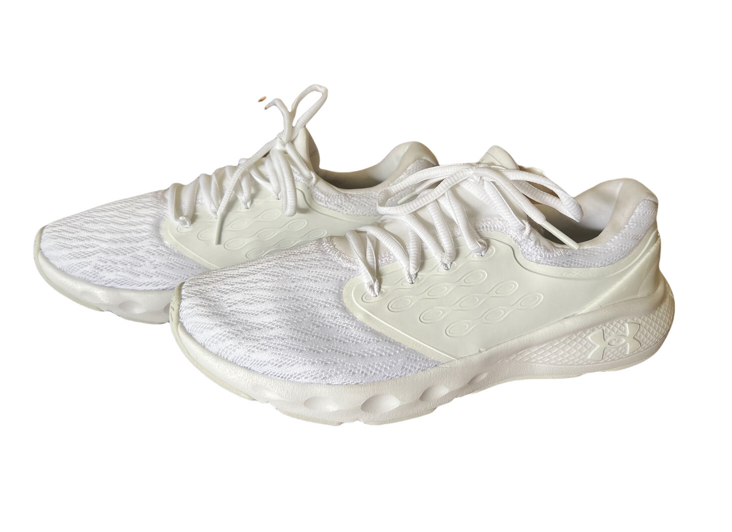 Under Armour UA Charged Vantage Marble White Running Shoes Sneakers Size 10