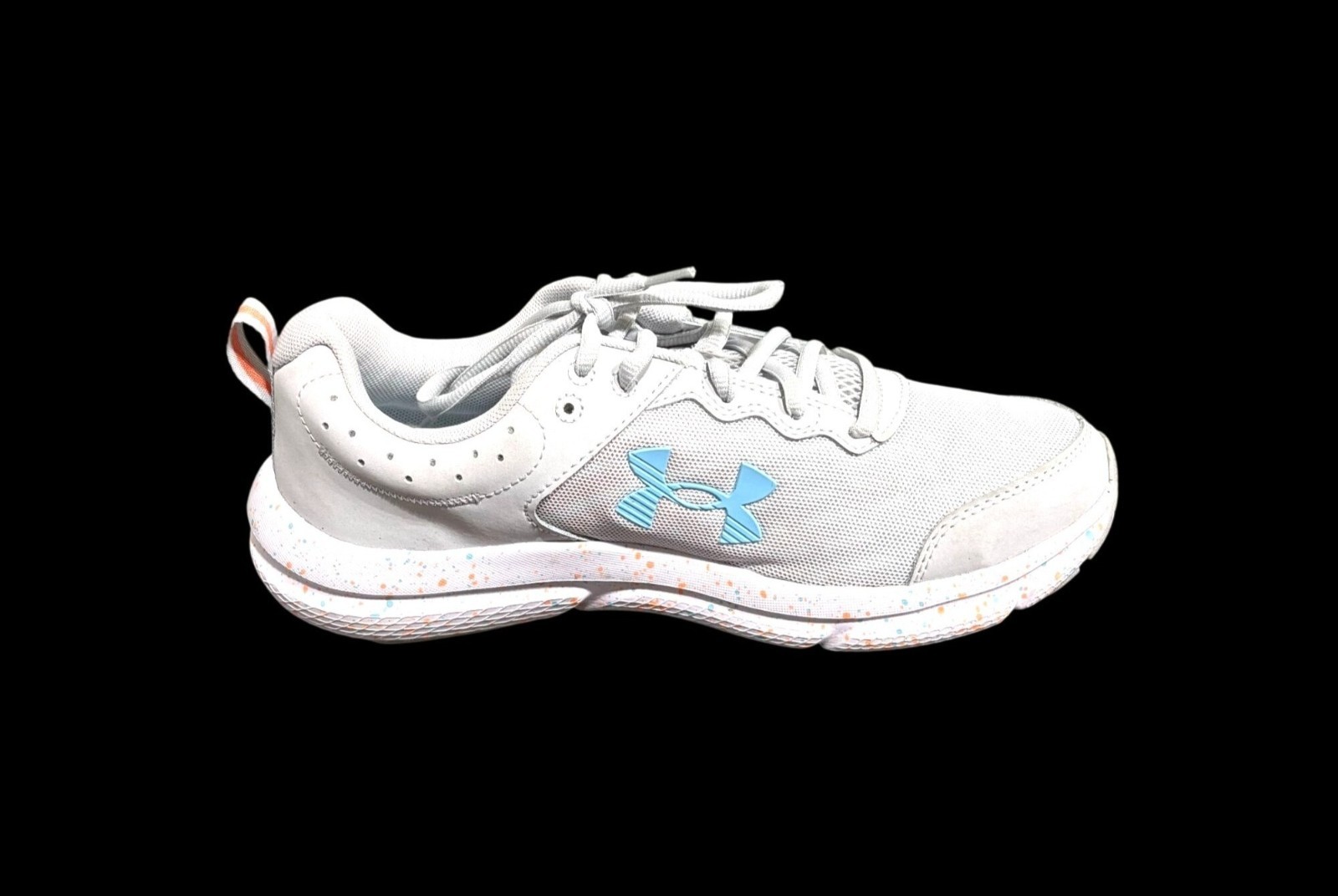 Under Armour 3027008‑100 Running Shoes W9.5/M8 Gray Blue Athletic