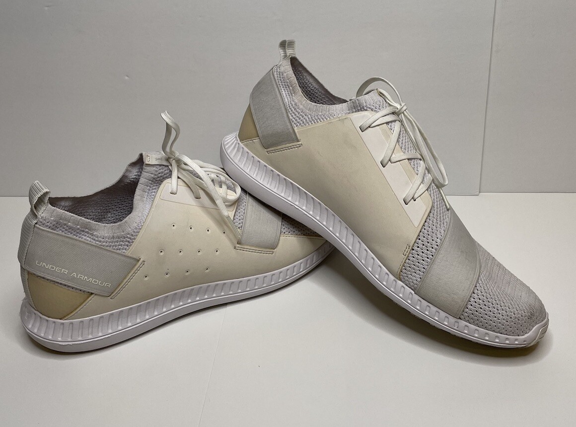 Under Armour Threadborne Shift Lifestyle Running Shoes White 1302504-102 Size 13