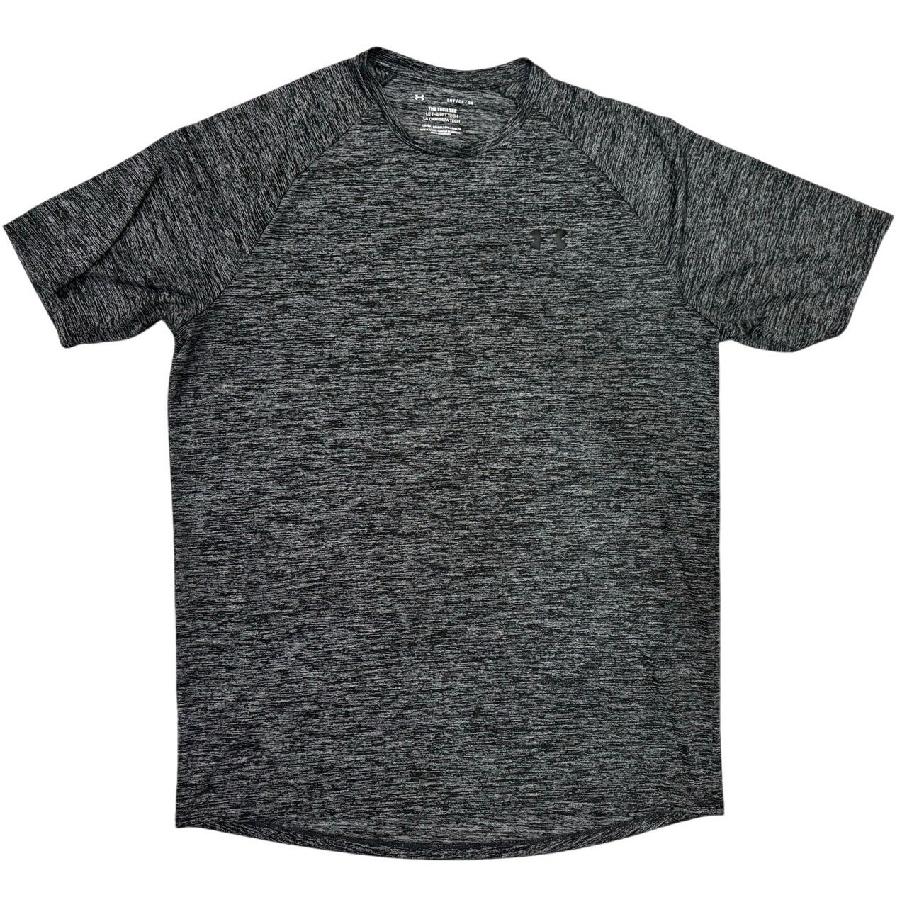 Men’s Under Armour Activewear Gray/White The Tech Tee Size‎ Large