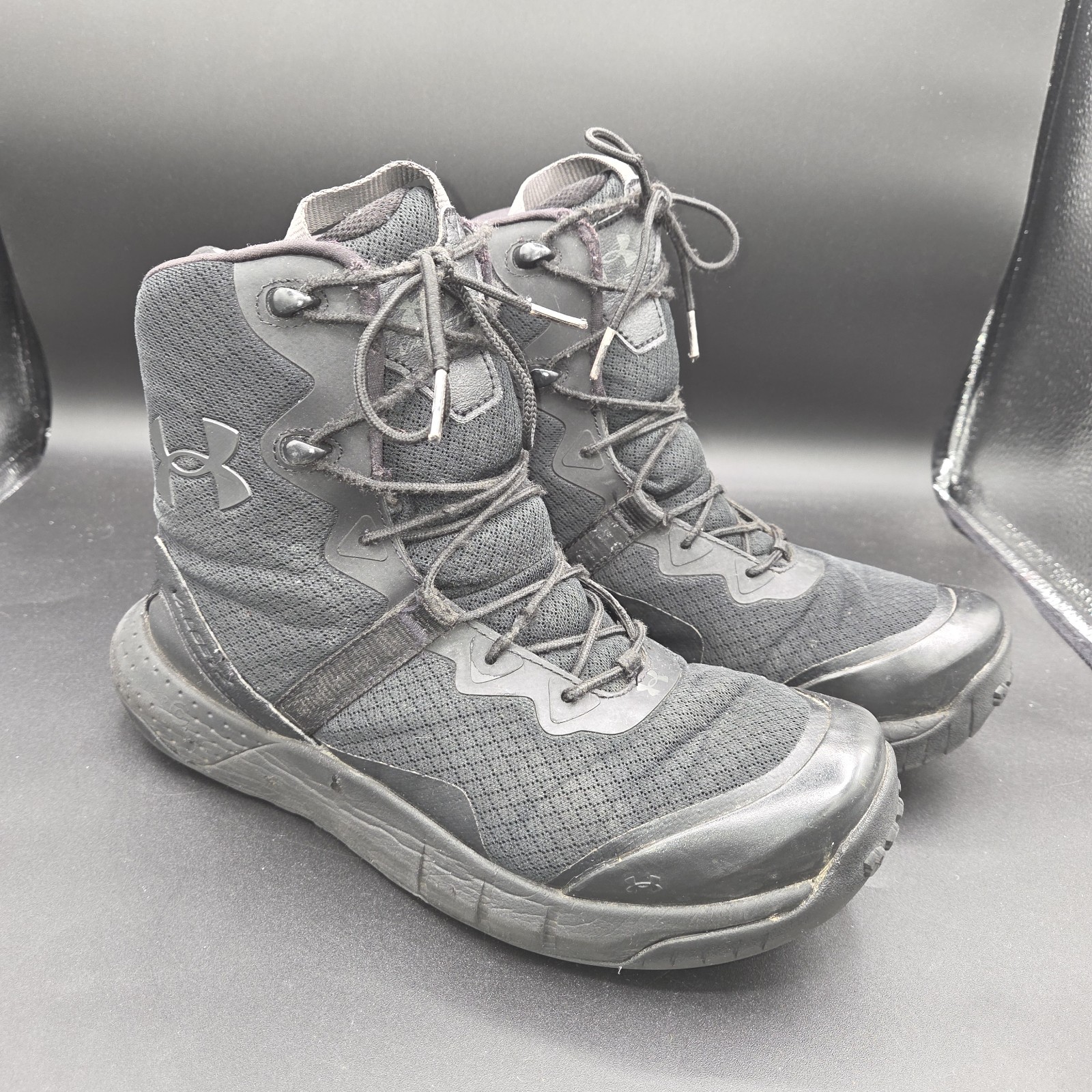 Under Armour Valsetz Combat Boot Tactical Men’s Black Lace-Up Ankle – Size 10