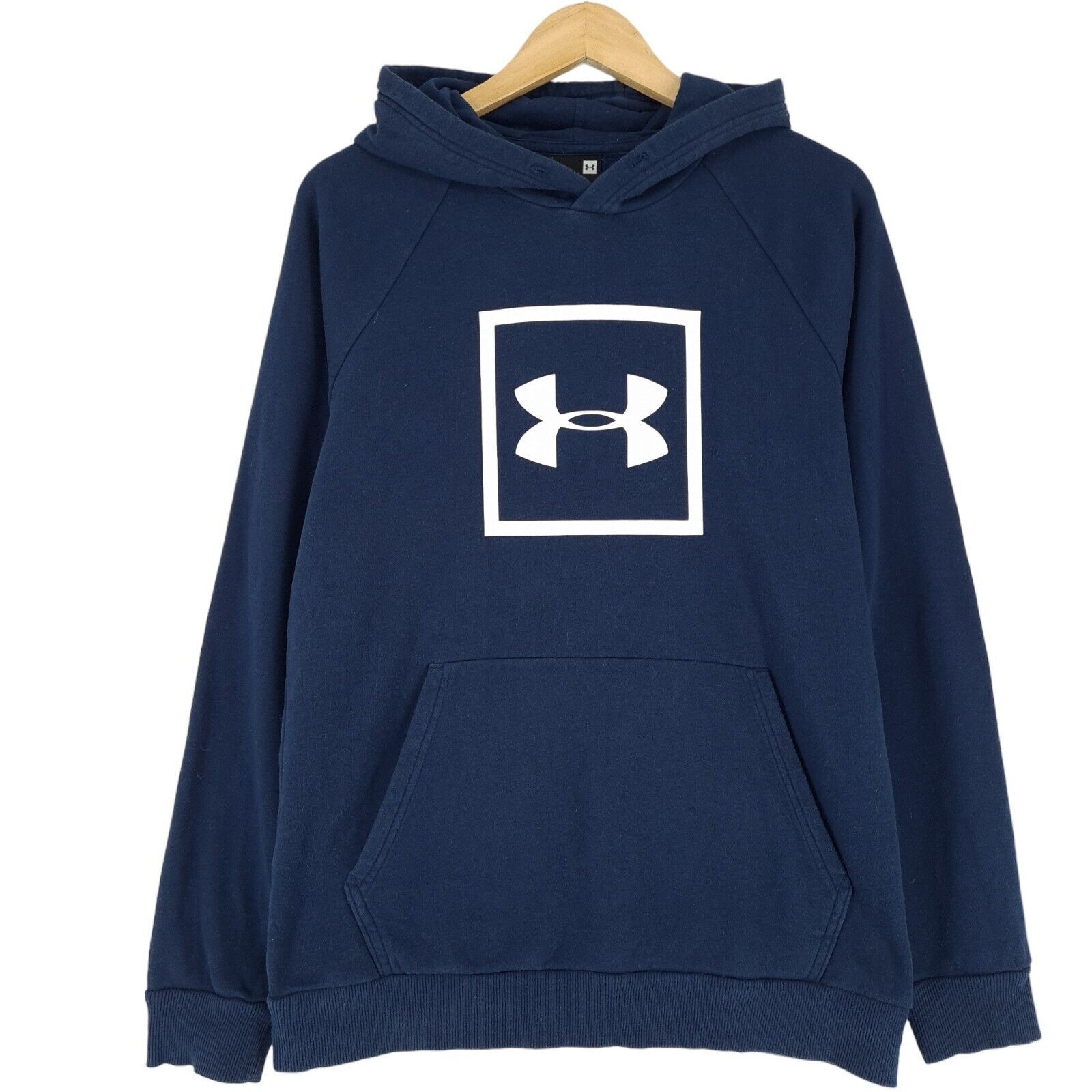 Under Armour Men Hoodie Jumper Hooded Blue De0 Size M