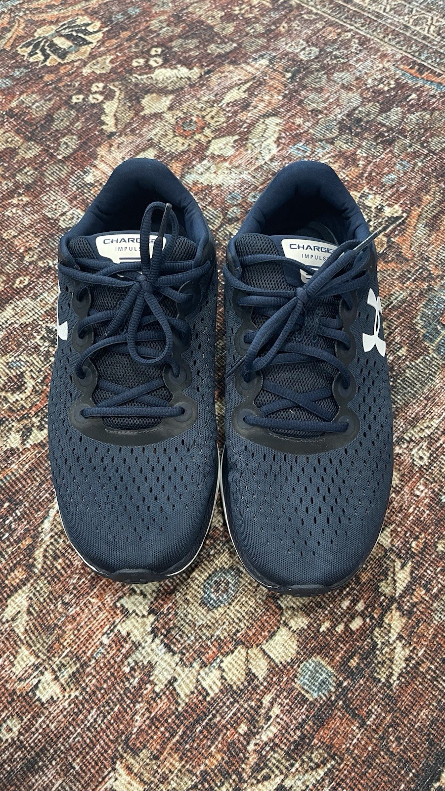 Under Armour UA Charged Impulse Blue Men’s Running Shoes Size 10.5