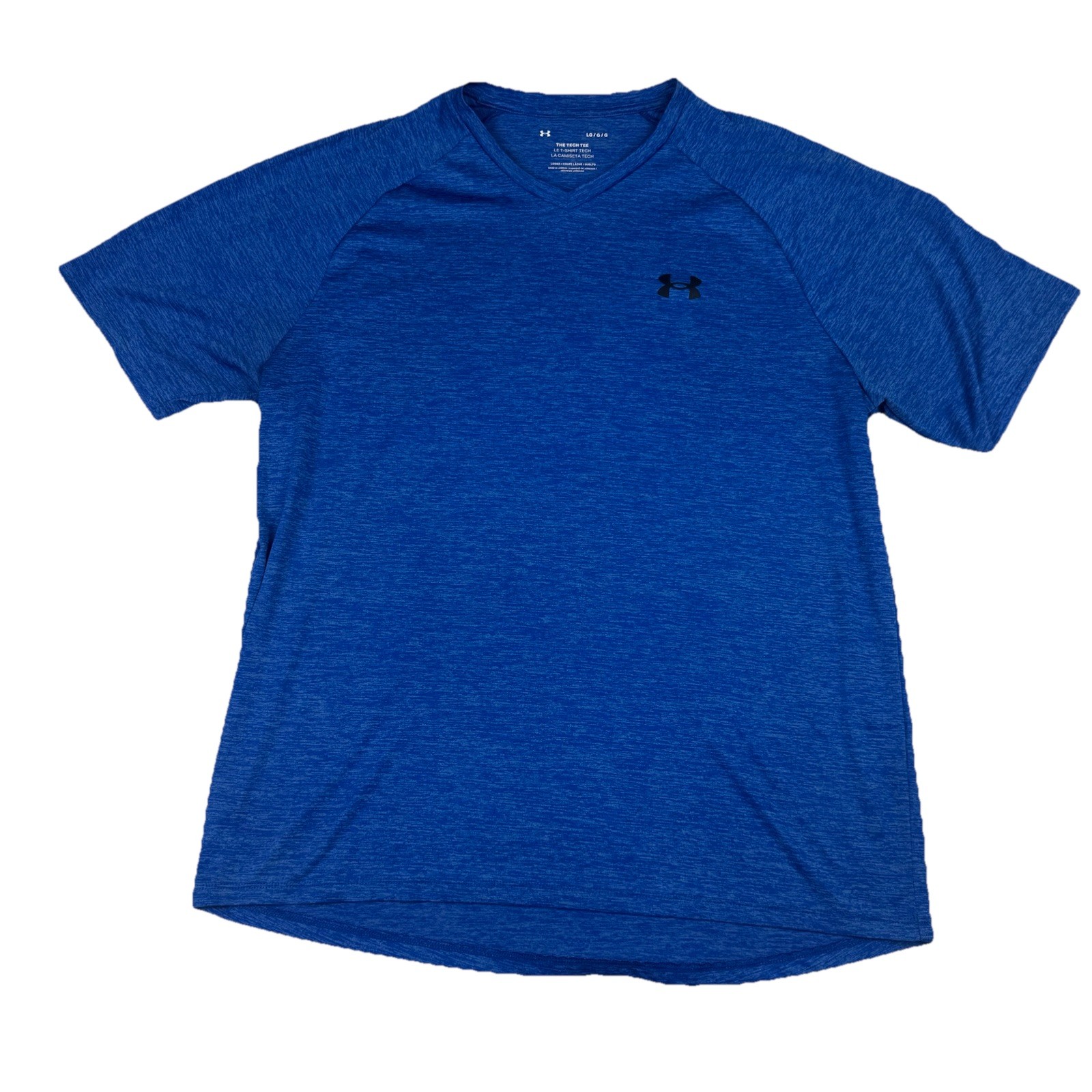 Under Armour Men’s “The Tech Tee” Large Blue Quick Dry Workout