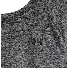 UNDER ARMOUR Tech Tee Shirt Mens Size Large Gray Heather Grey L