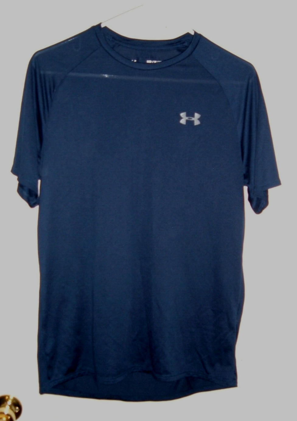 Under Armour Adult Medium “The Tech Tee”  Dark Blue T-Shirt