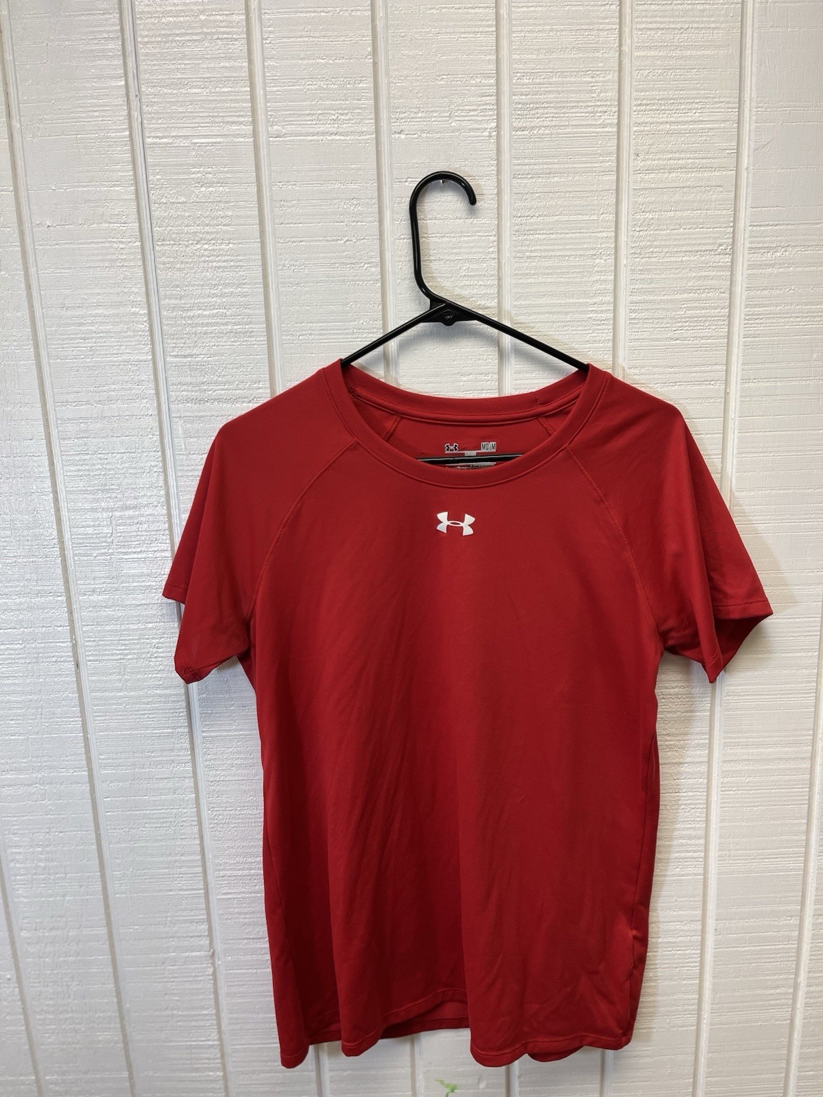 Under Armour Men’s Medium Compression Tee HeatGear Loose Fit SS Red Activewear