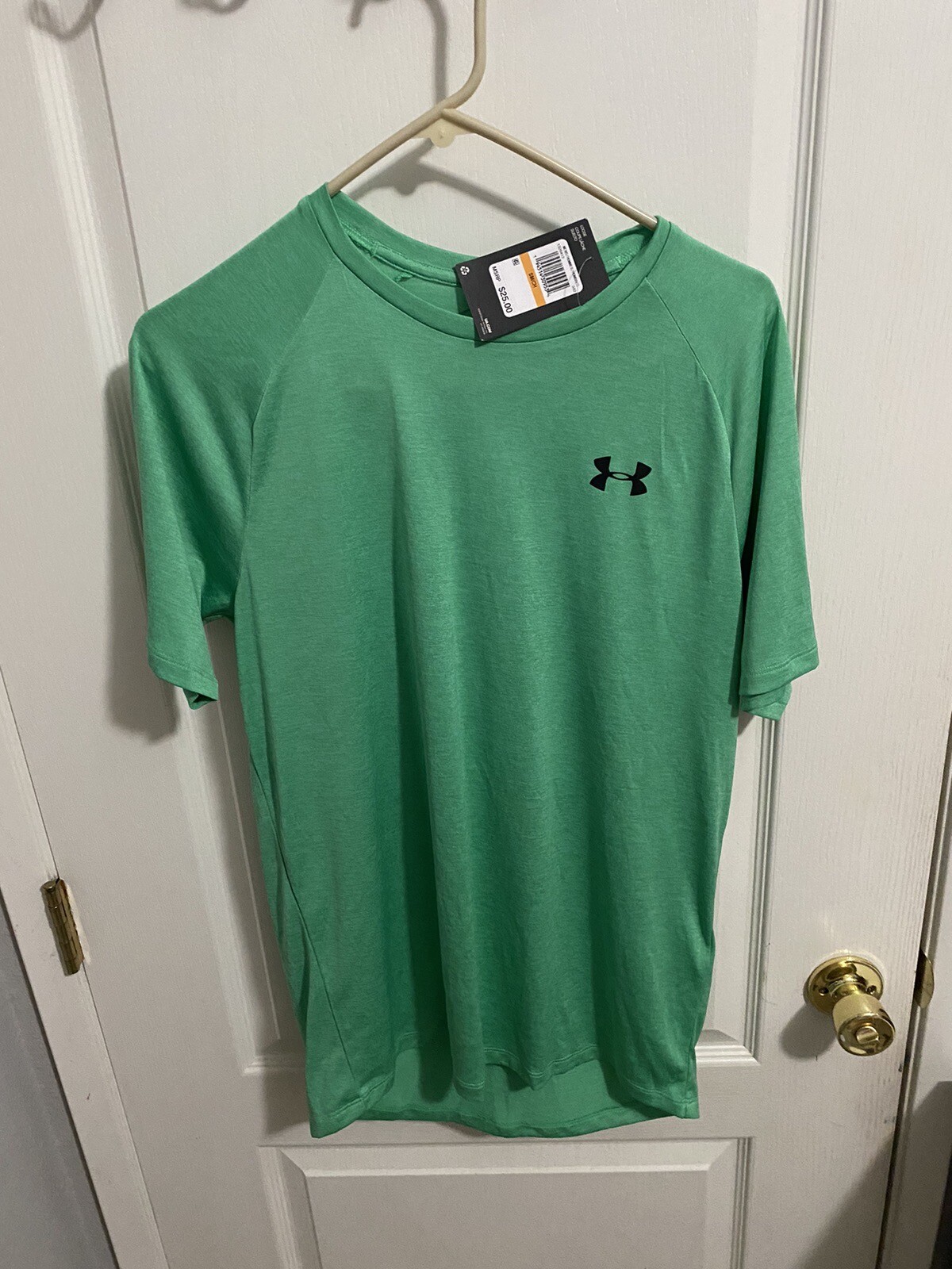 NWT Under Armour Mens The Tech Tee Loose Fit Short Sleeve Green New With Tags