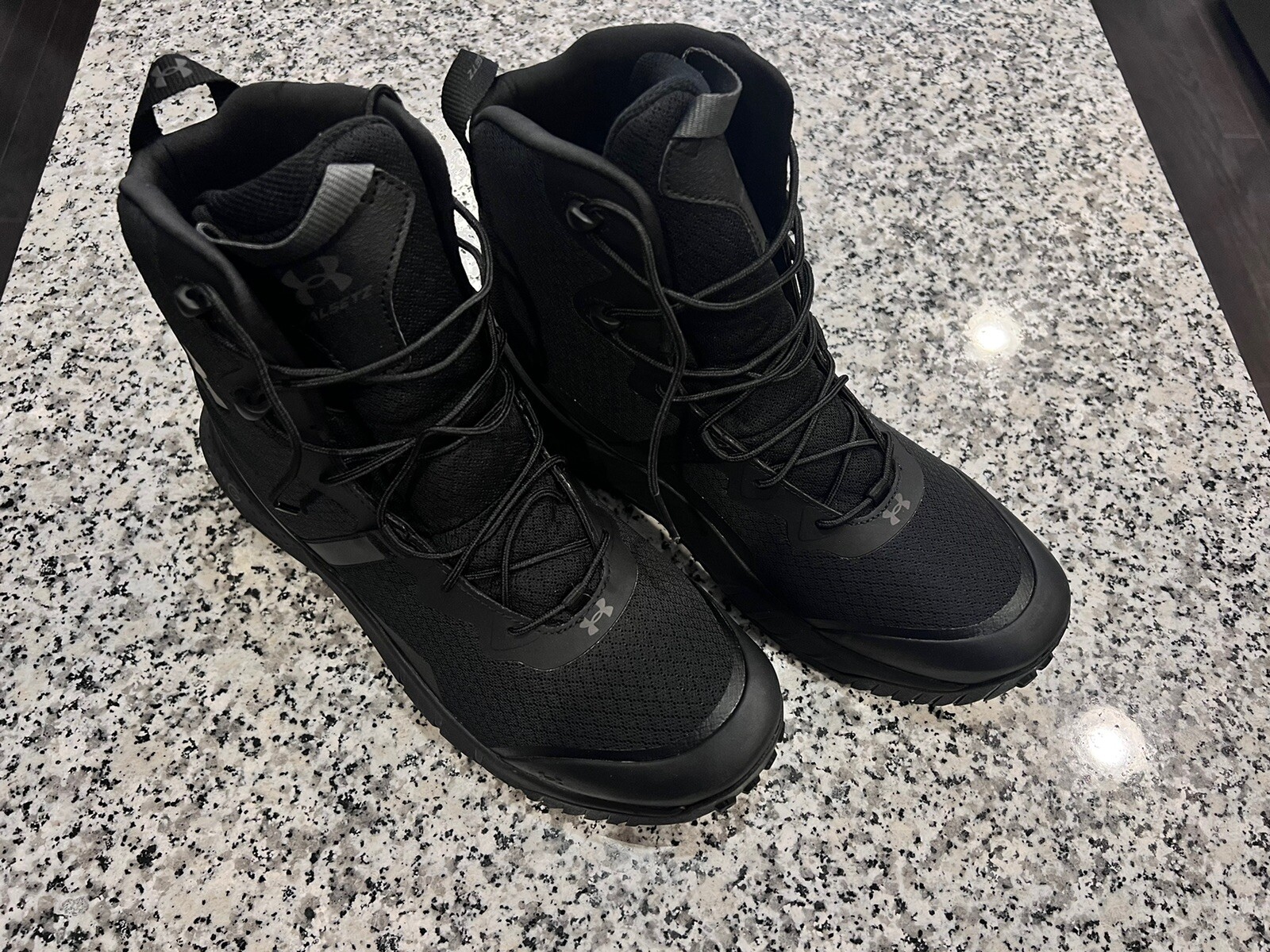 NEW UNDER ARMOUR MEN’S MICRO G VALSETZ TACTICAL LAW ENFORCEMENT BOOTS BLACK 11