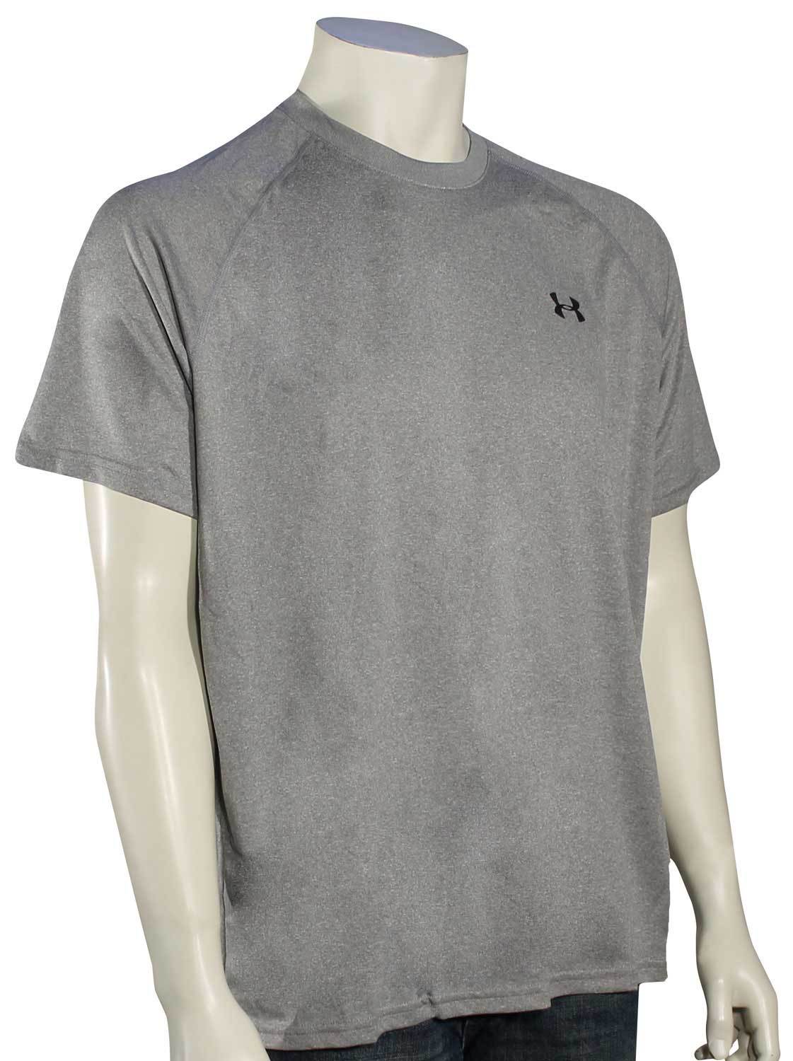 Under Armour Tech T-Shirt – True Grey Heather / Steel – New