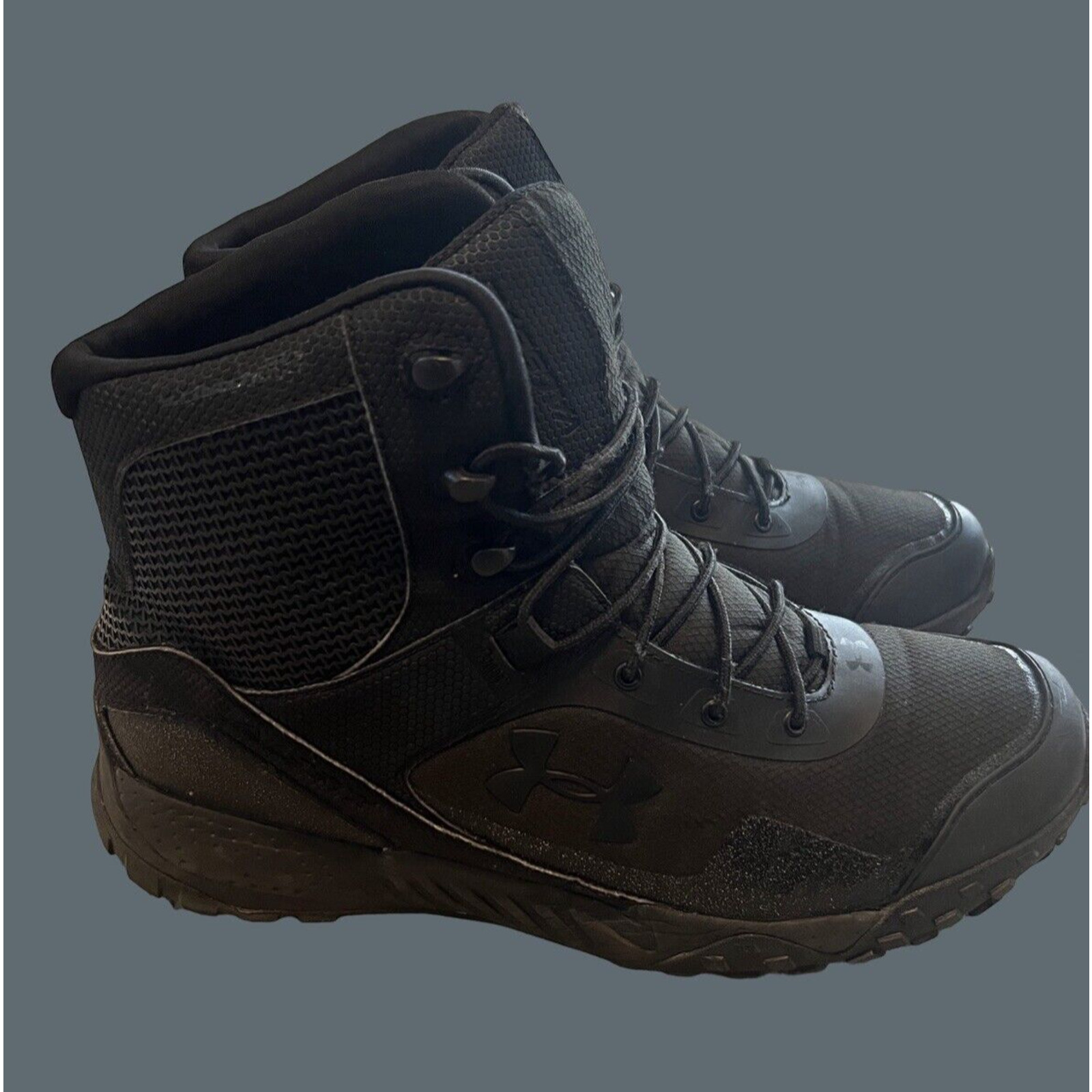 MEN’S SIZE 12- UNDER ARMOUR Valsetz Tactical Boots, Black| 3021034-001