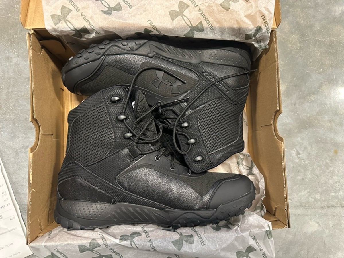 Under Armour Valsetz RTS 1.5 Tactical Boots Black Size 8.5