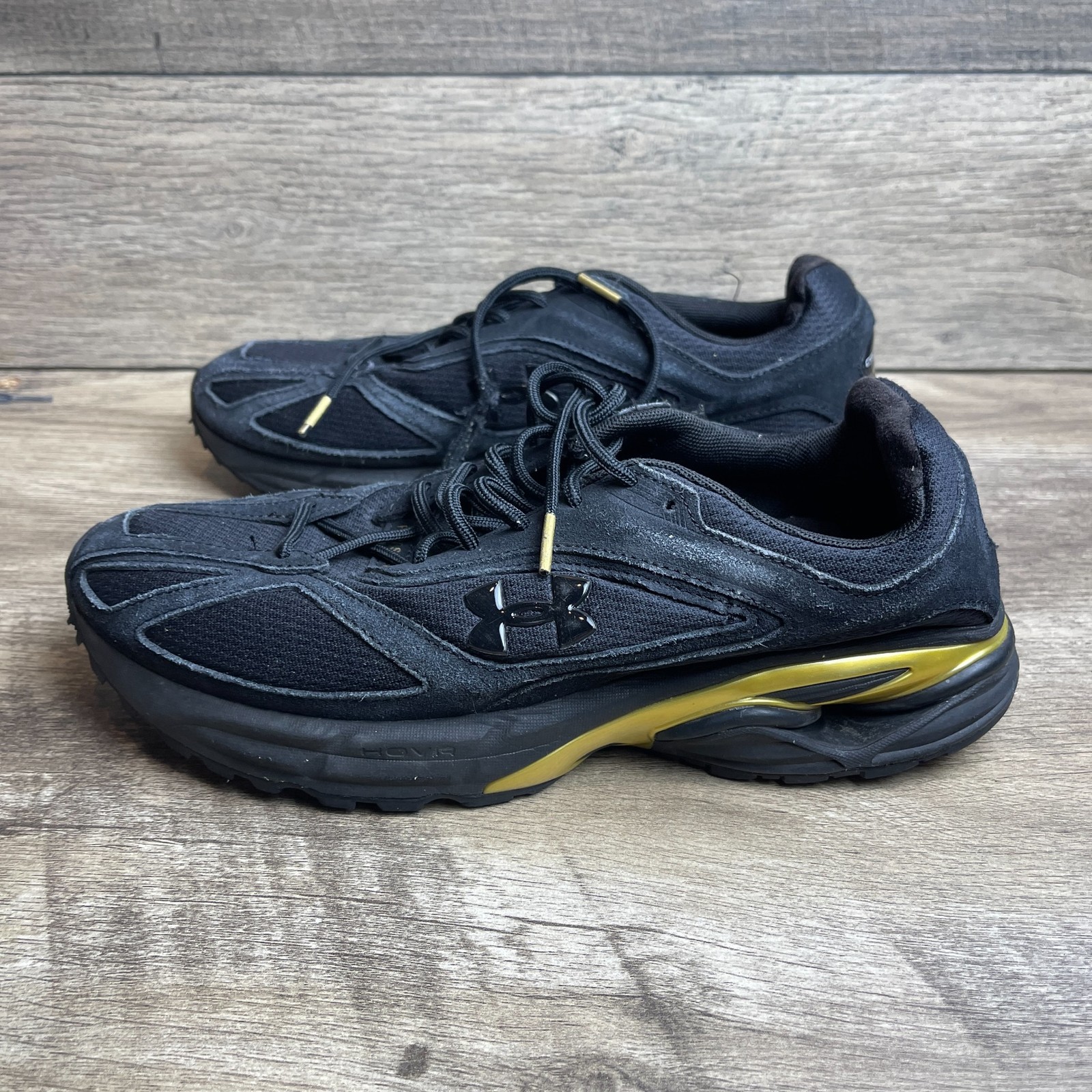 Under Armour Apparition 3027596-001 Unisex M10/W11.5 Running Shoes Black Sneaker