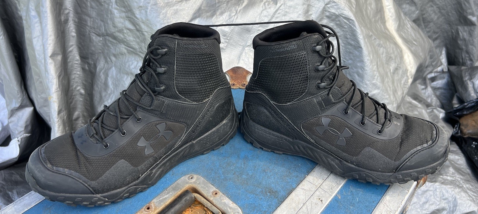 Under Armour 3021034-001 Mens Size 10 Valsetz RTS 1.5 Black Combat Boots Shoes