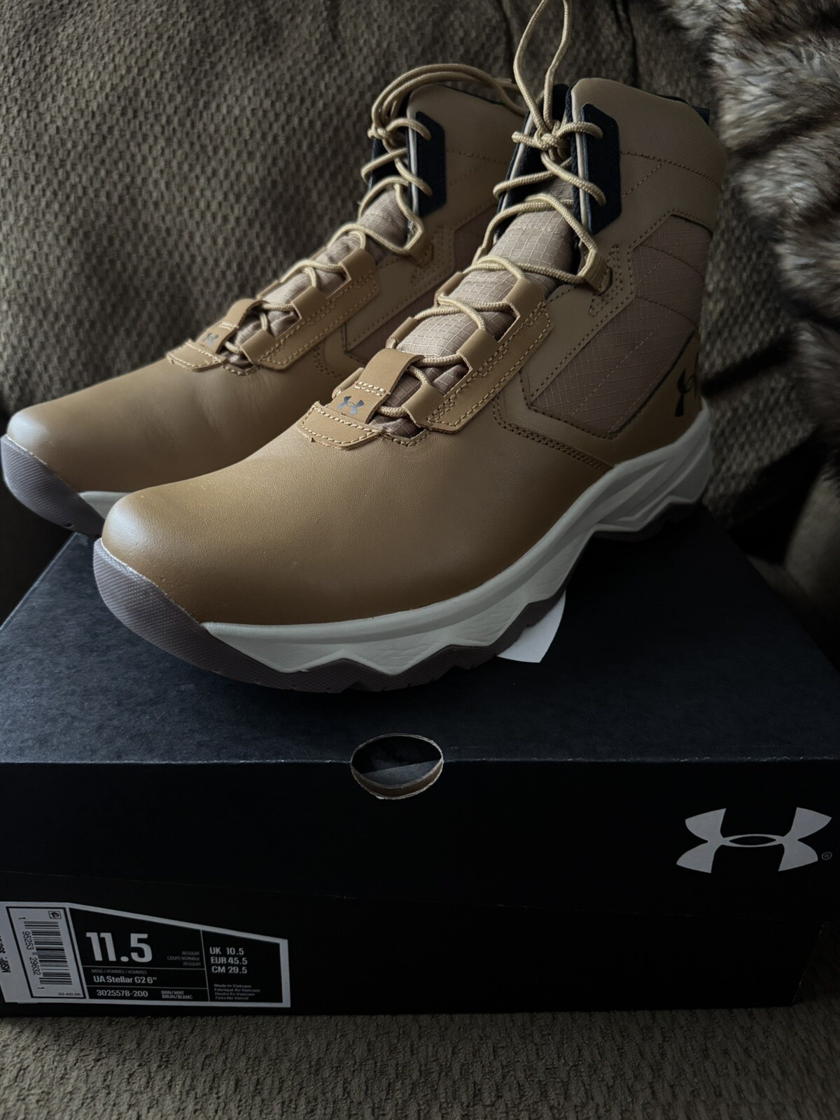 Under Armour UA Stellar G2 6″ Tactical Boots Hiking 3025578-200 Men’s Size 11.5
