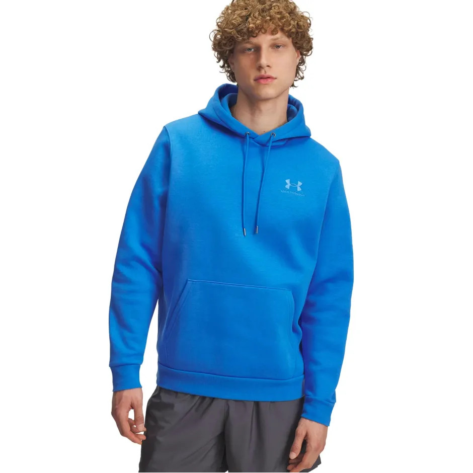 Under Armour UA Men’s Icon Fleece Hoodie Sweatshirt Blue 1373880-402 MSRP $60