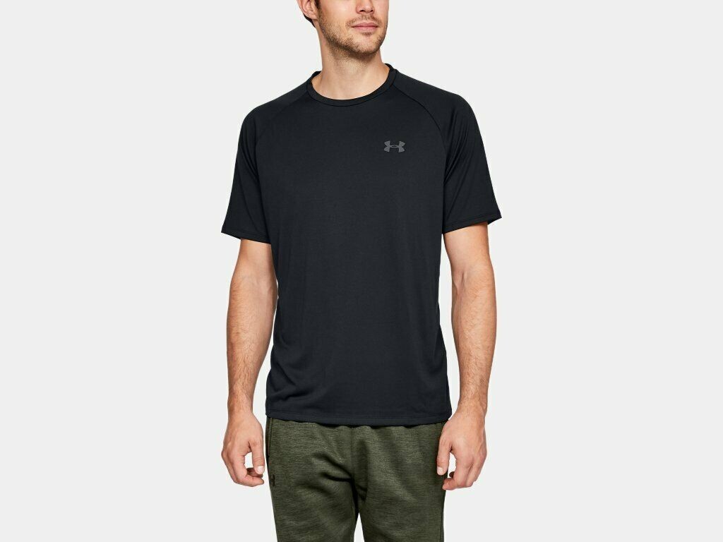 Under Armour L9526 Men’s Black Tech 2.0 Short-Sleeve T-Shirt Size M