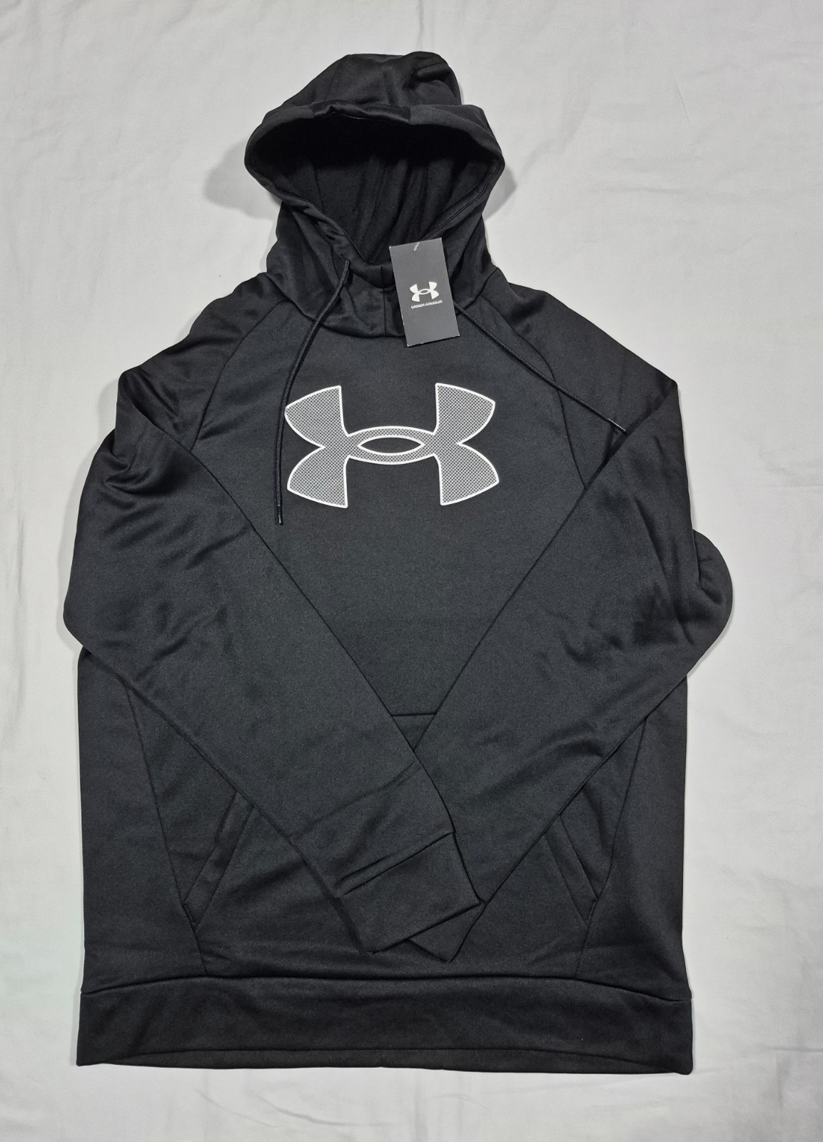 Under Armour Rival Fleece Big Logo HD Warm  Hoodie Black  1379854-001
