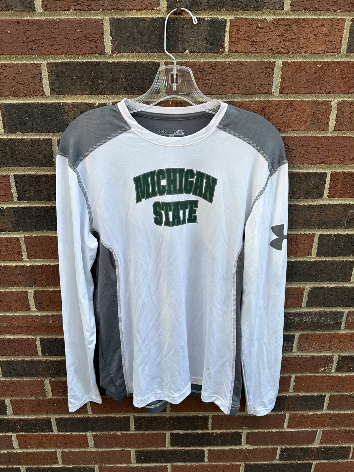 Under Armour Men’s UA HeatGear Armour Long Sleeve Compression Shirt Sz Med