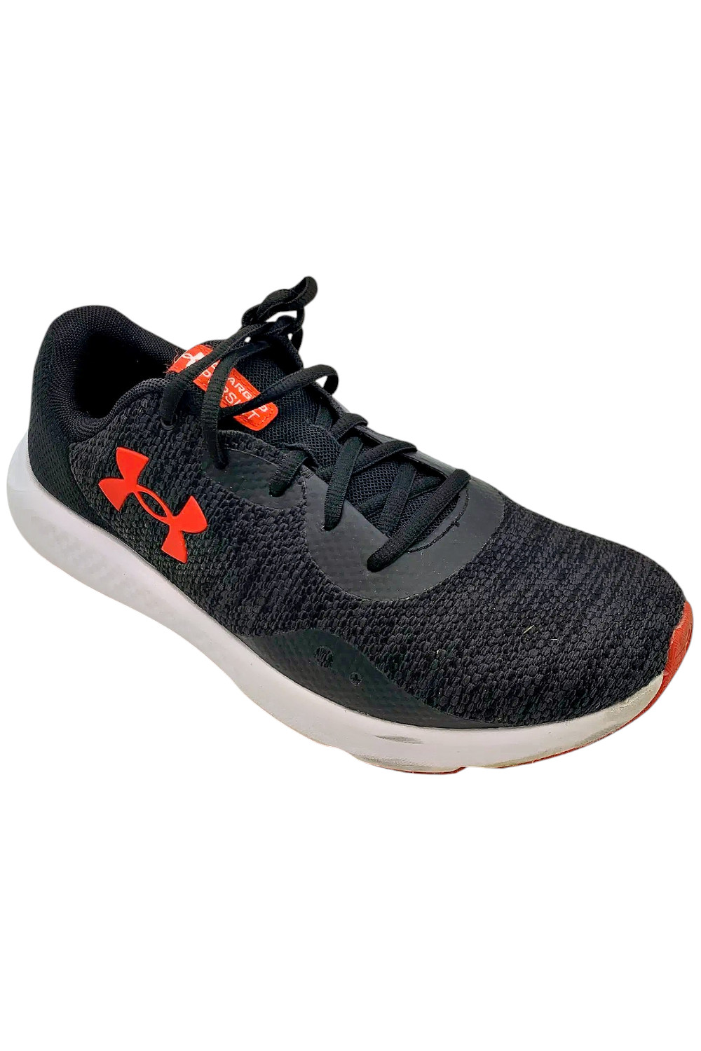 Under Armour Men’s Charged Pursuit 3 Running Shoe Black/Red