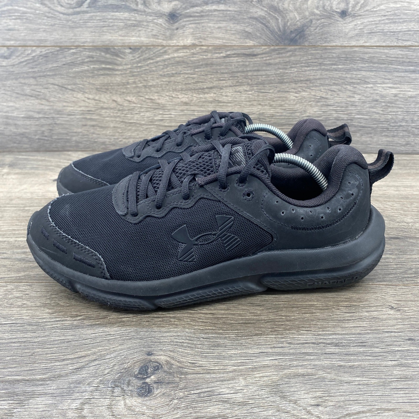 Under Armour Charged Assert 10 Mens 8.5 Running Shoes Black 3026175-004 Sneaker