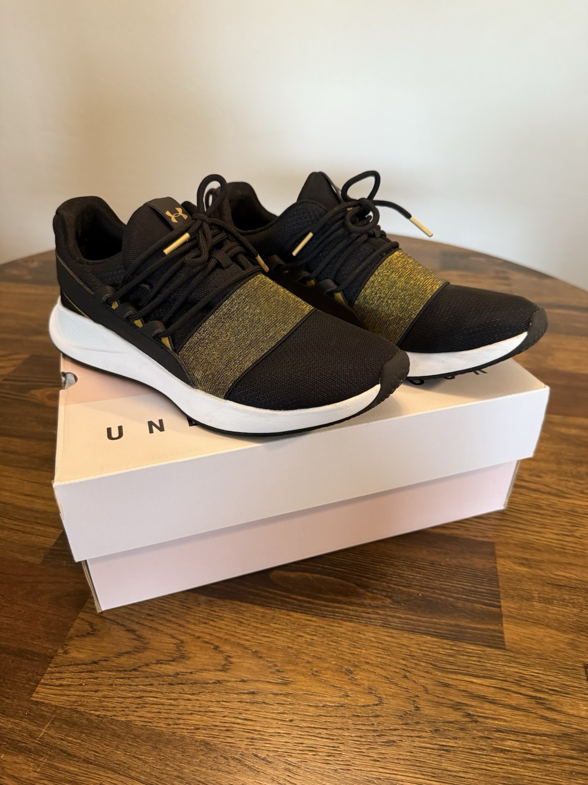 Under Armour Charged Breathe Metallic Sports Shoes Black 3023848-001