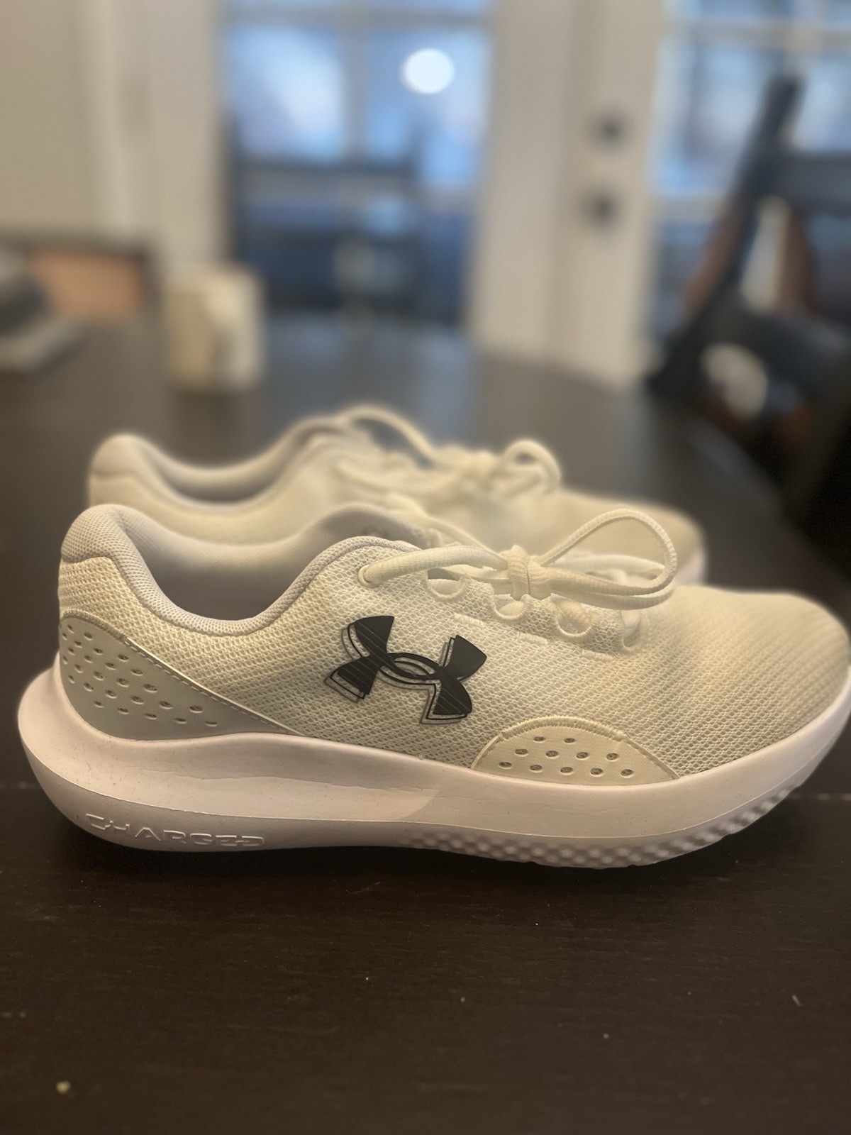 Under Armour Surge 4 Comfort Deluxe System White Halo Grey Sneakers 3027000-100