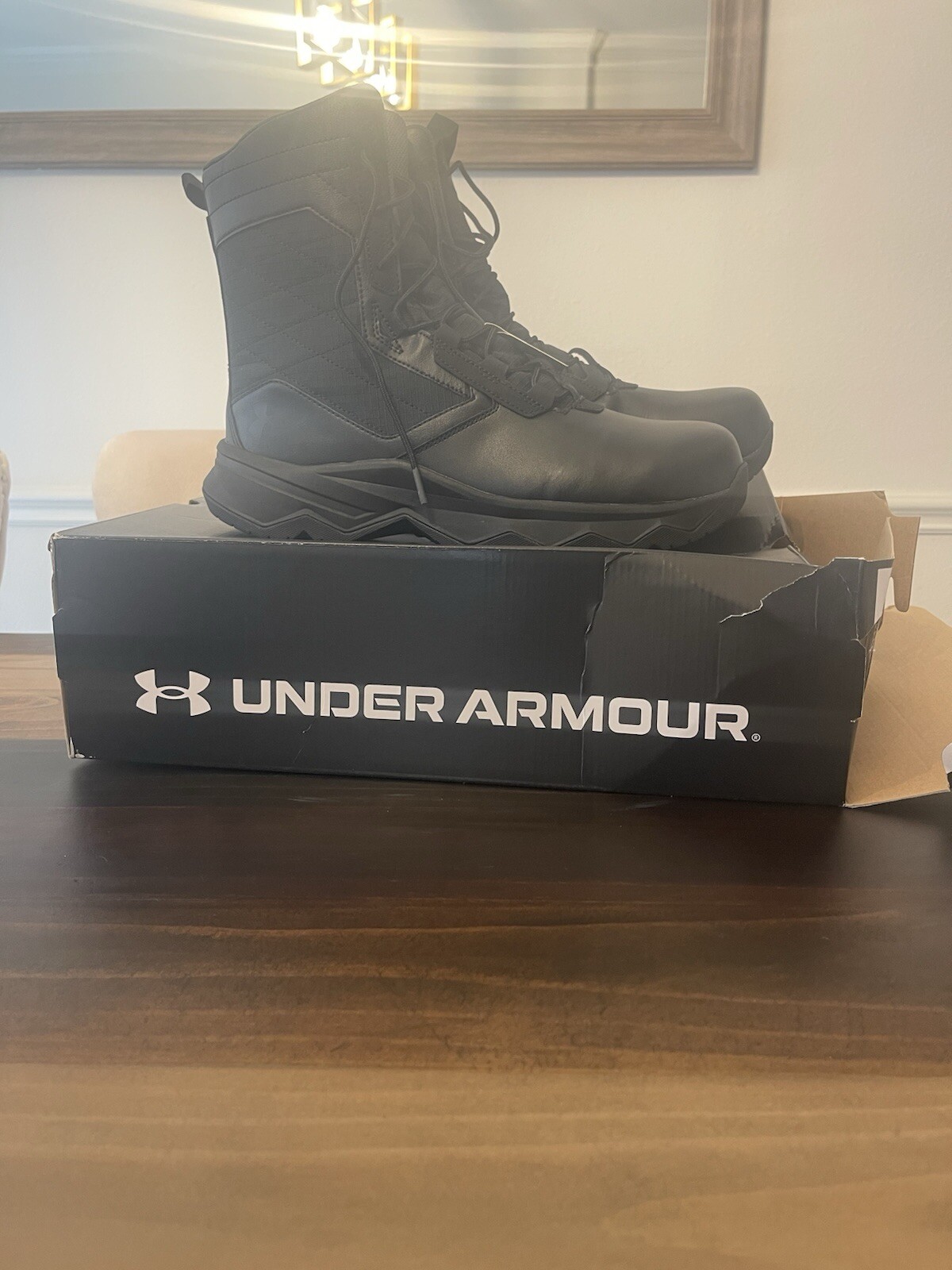 Under Armour 3024947 Men’s UA Stellar G2 8″ Protect Tactical Duty Boots