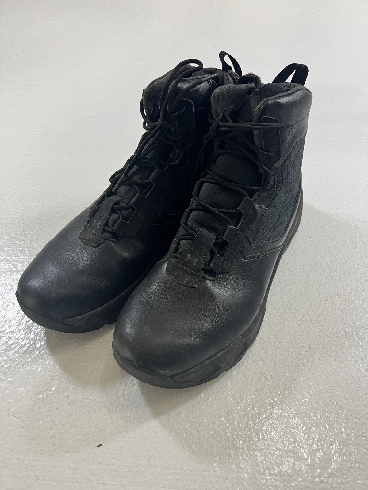 UNDER ARMOUR MENS Stellar G2 6″ Side Zip Lace Up Boot SIZE 12 # 3025579-001