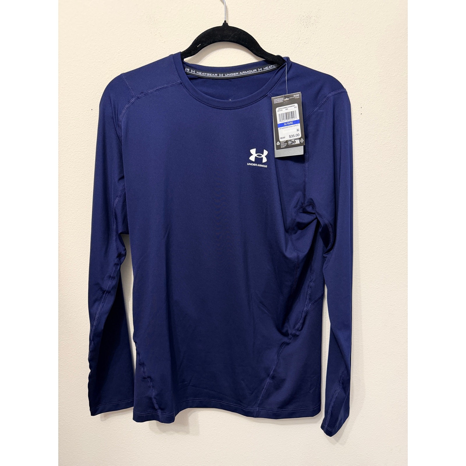 NWT Men’s Under Armour HeatGear Compression Shirt Sz XL