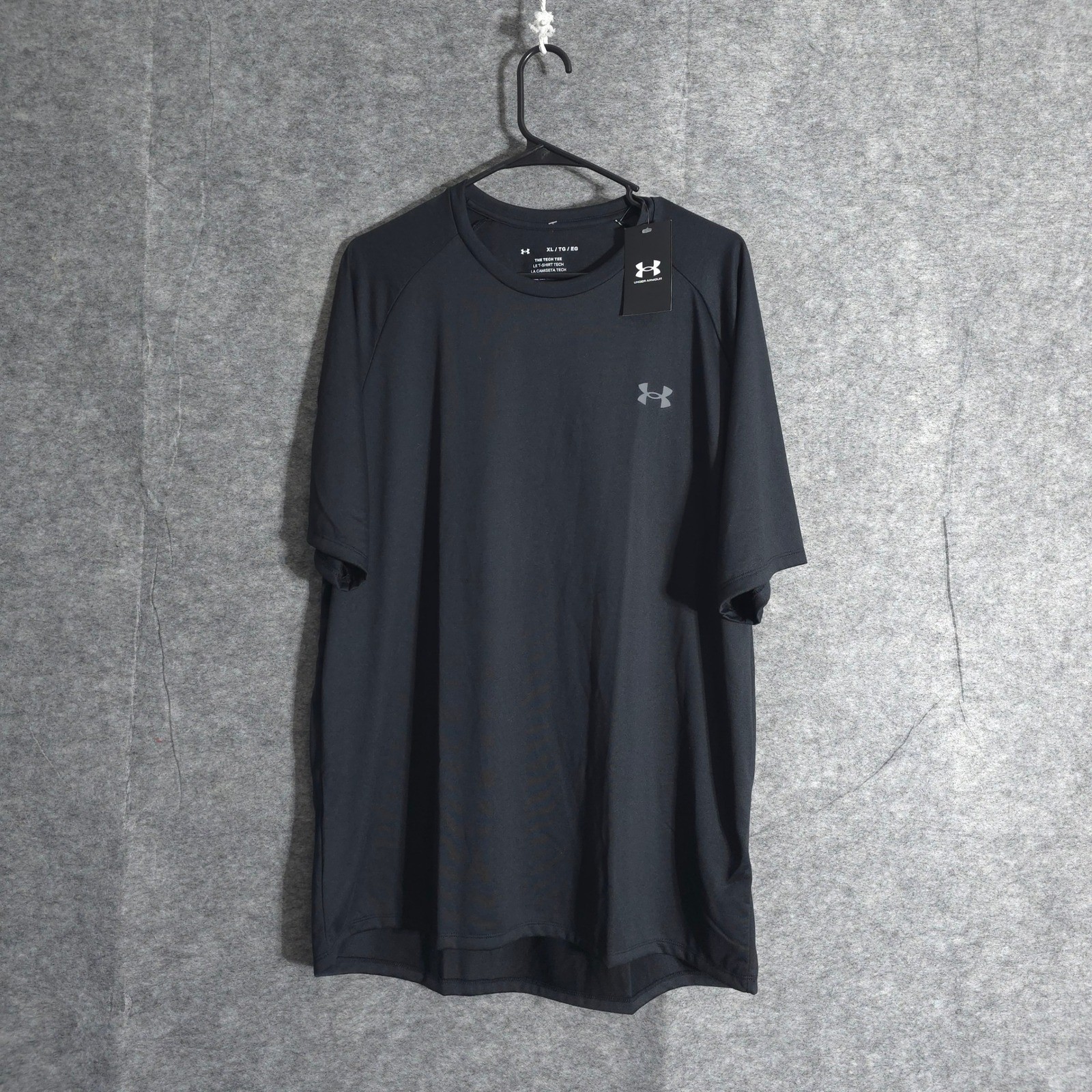 Under Armour UA Tech 2.0 SS Tee Men’s XL Extra Large Black T-Shirt NWT Sports