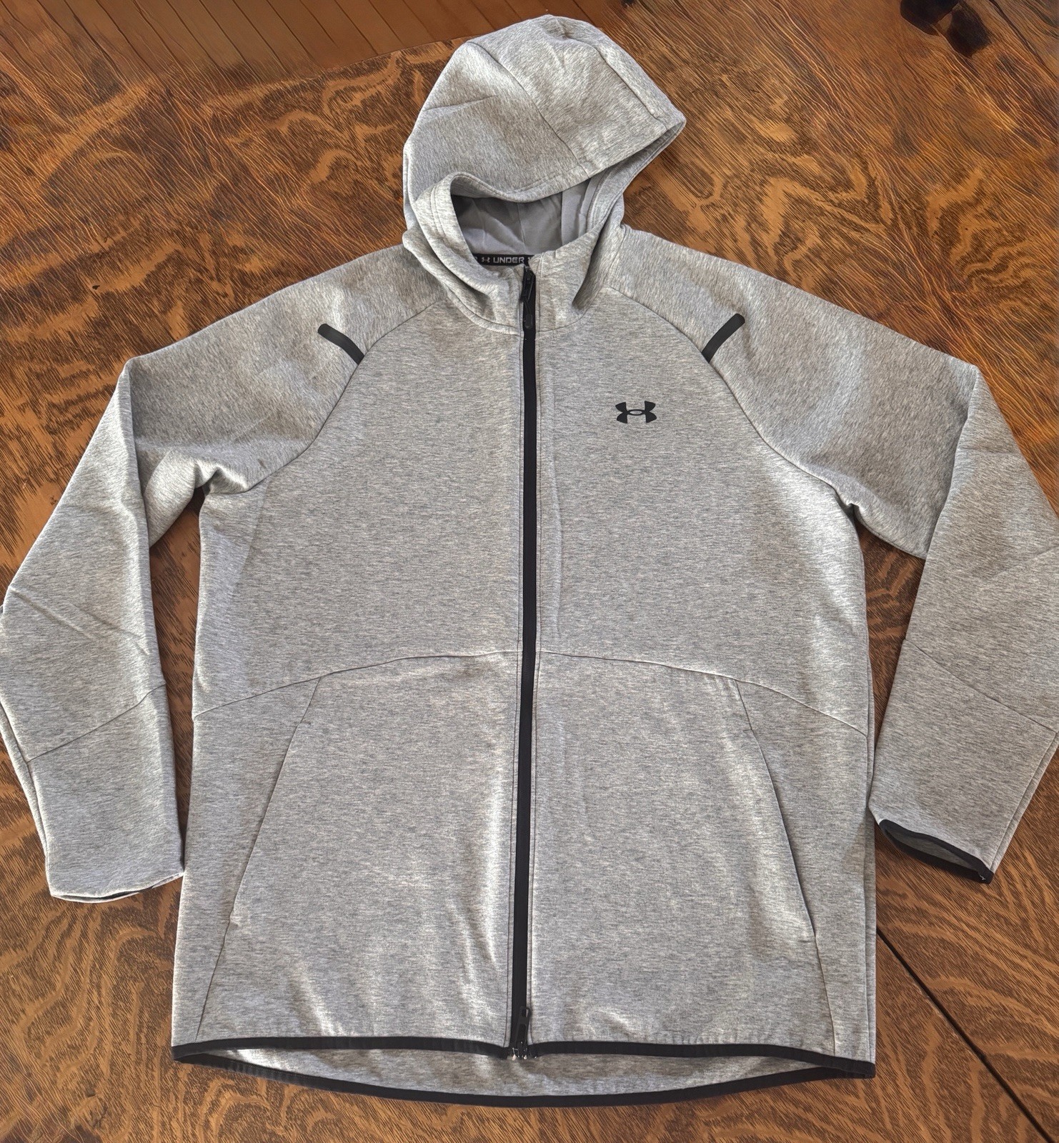 Under Armour UA Unstoppable Fleece Men’s Full Zip Gray Size L Tall Retail $110