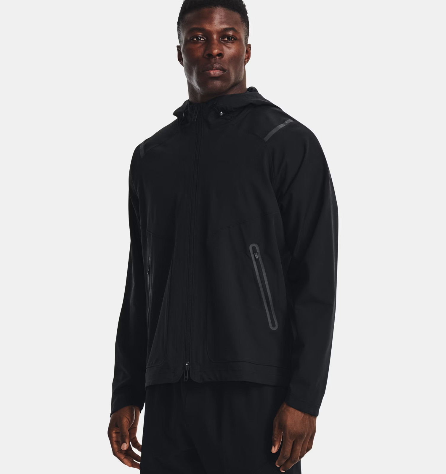 Under Armour Men’s UA Unstoppable Full-Zip Jacket – Black & Gray – Sz L