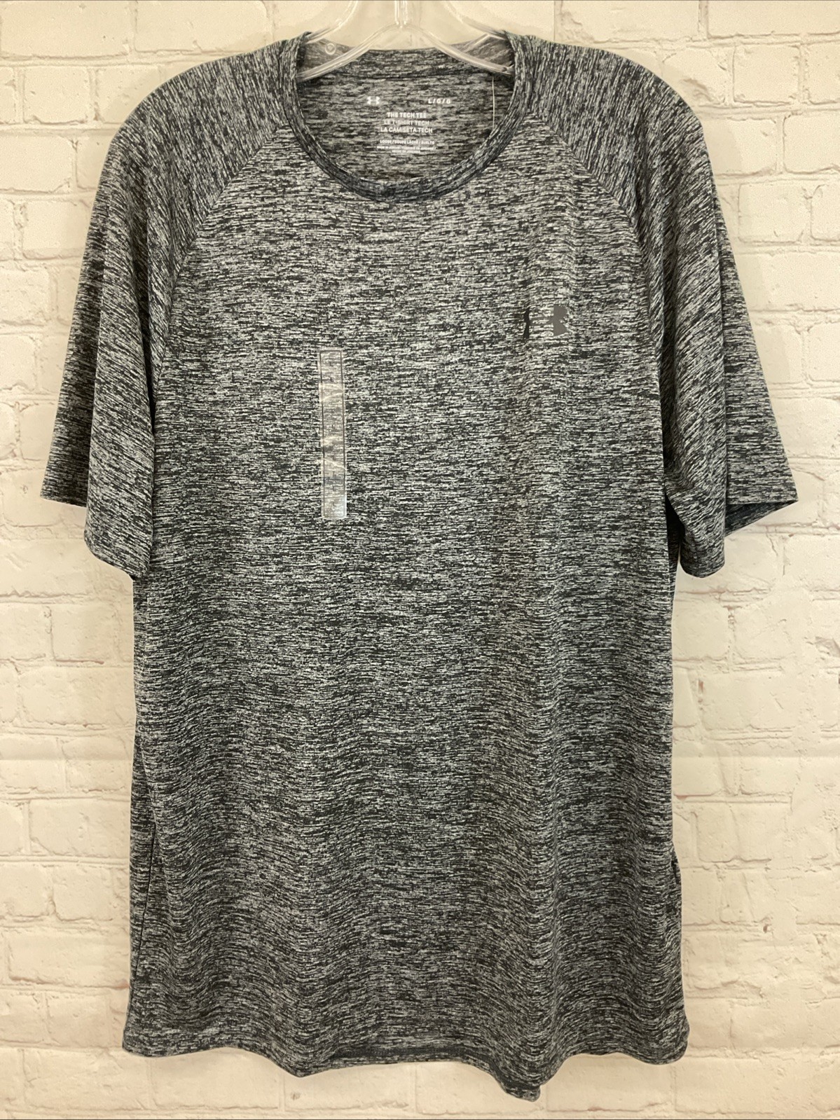 Under Armour 1326413 Men’s Tech 2.0 Short Sleeve T-Shirt Black Grey L Large