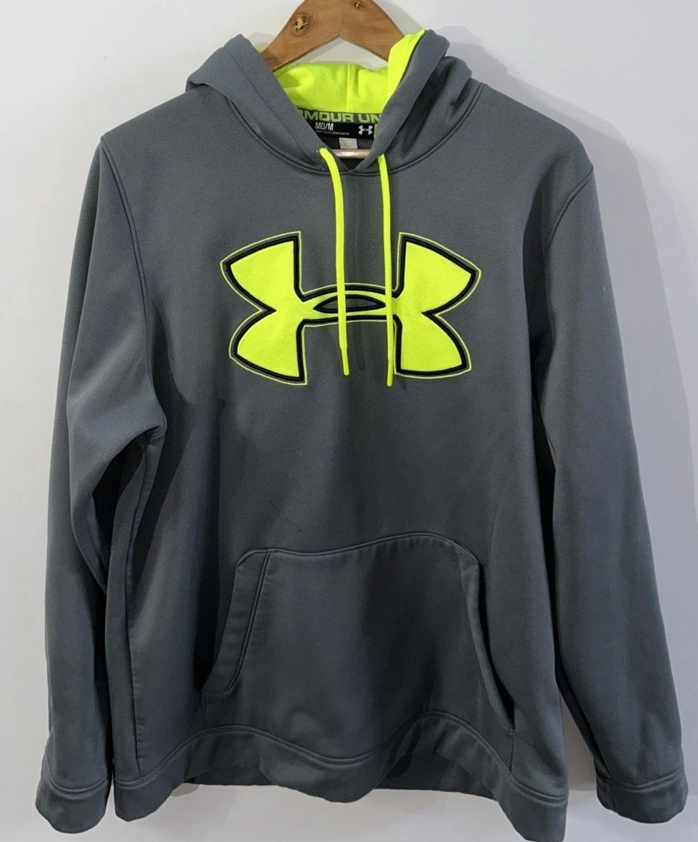 UNDER ARMOUR Storm Pullover Hoodie Hooded Sweatshirt 1241995 Mens M Clean