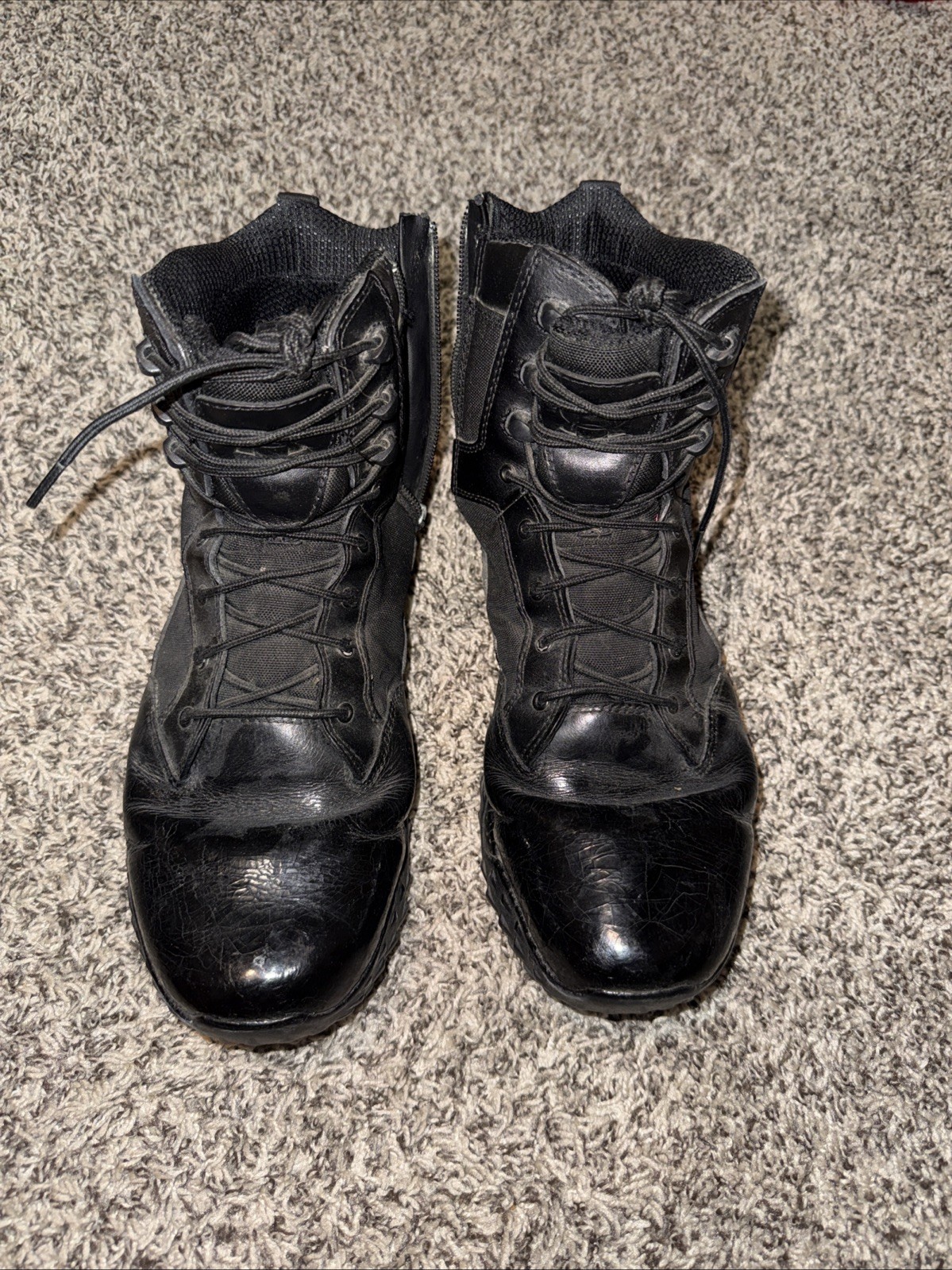 Mens under Armour Micro G Valsetz Zip 8″ Black Tactical Boots Size 11.5