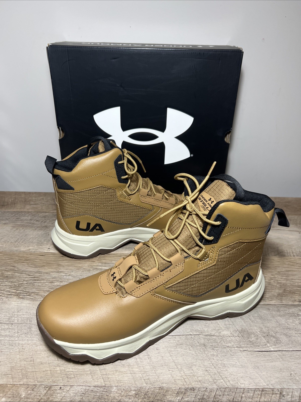 Under Armour Men’s UA Stellar G2 6″ Tactical Hiking Boots Size 11 Brown