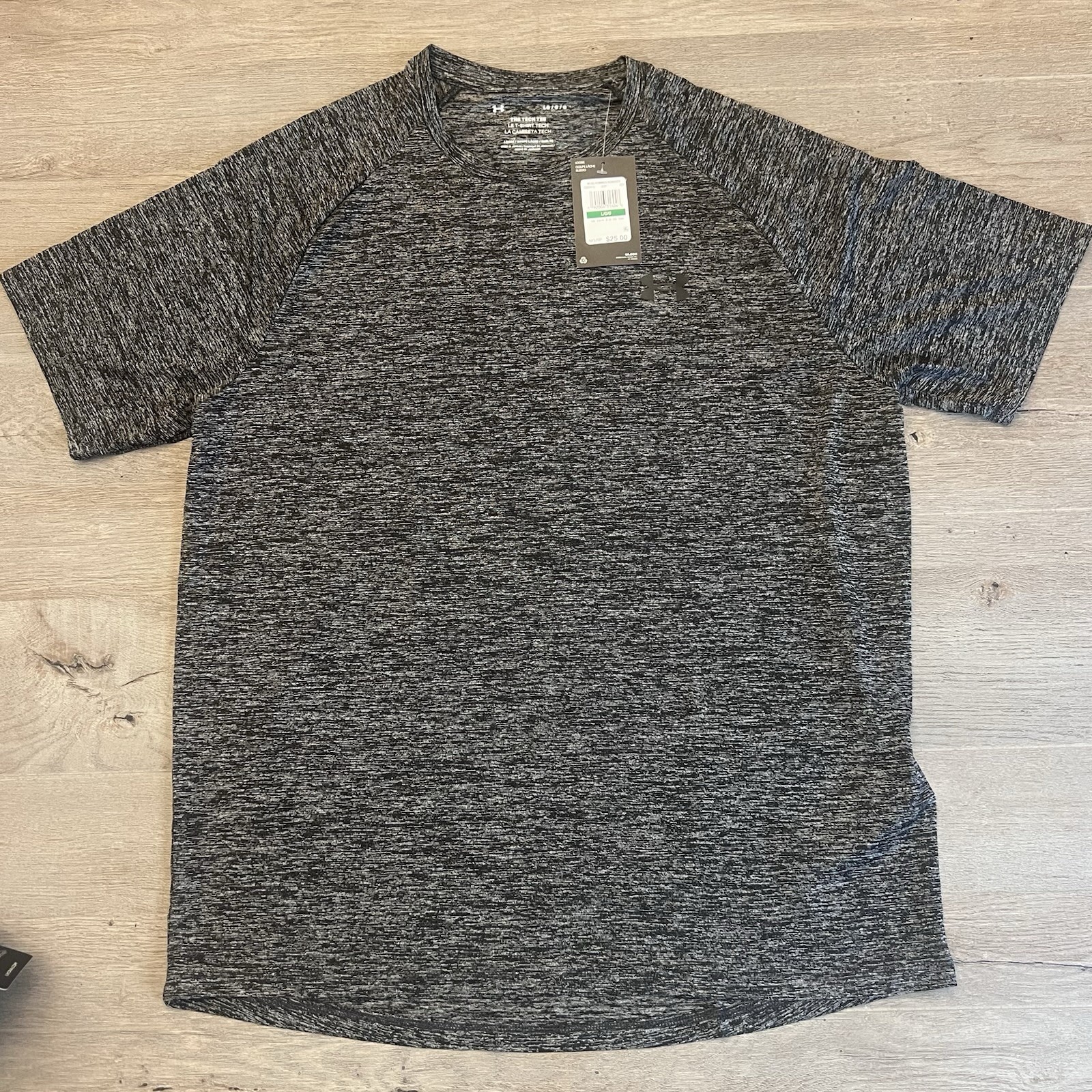 NWT Under Armour Tech 2.0 Short Sleeve T-Shirt Tee Men’s Large (L) Heather Grey