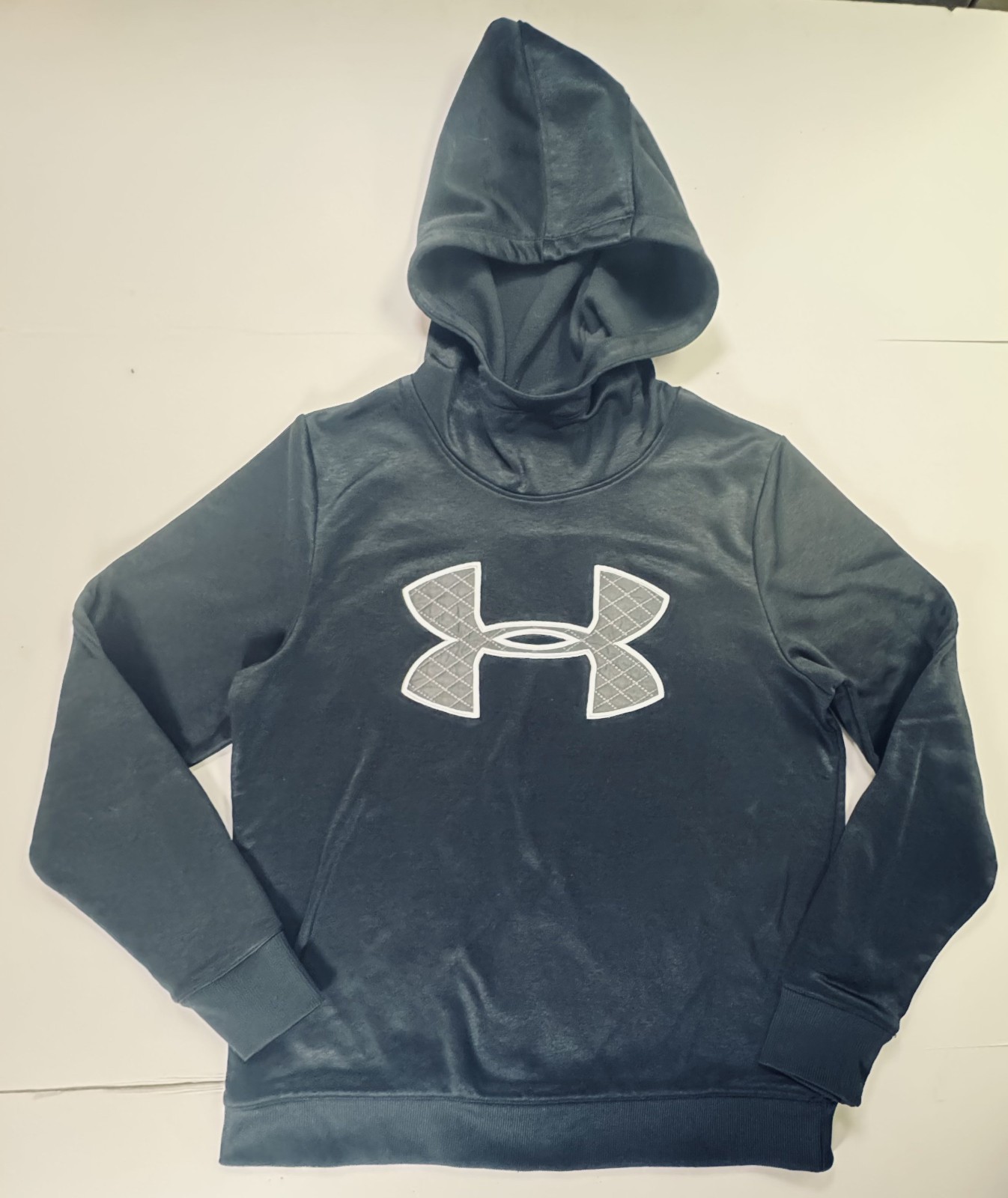 Under Armour Hoodie Men’s Black  MD ColdGear Fleece Pullover (UA003A5)