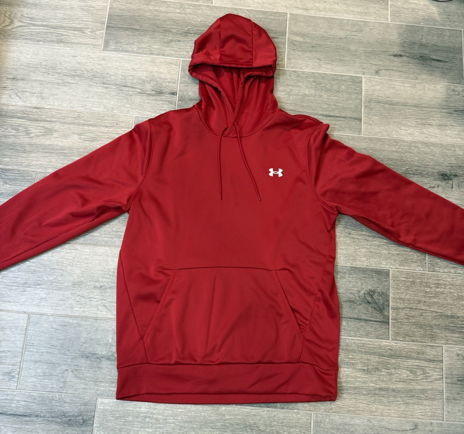 Under Armour Fleece Hoodie Size Large Excellent