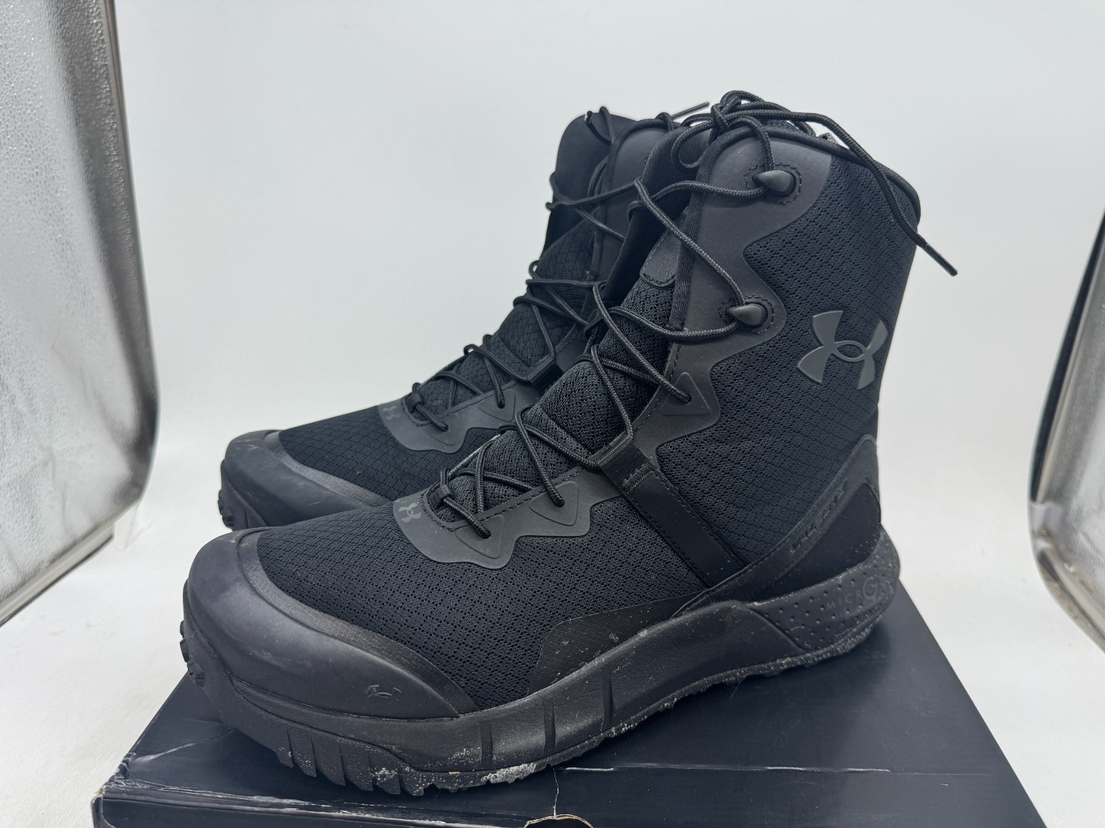 Under Armour Micro G Valsetz Mid Tactical Boots Men’s Black Outdoor – 11.5