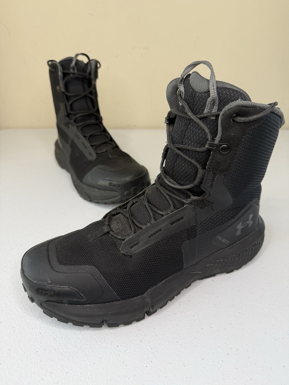Worn Once $155 Under Armour Charged Valsetz Mens Zip Tactical Boots 3027383-001