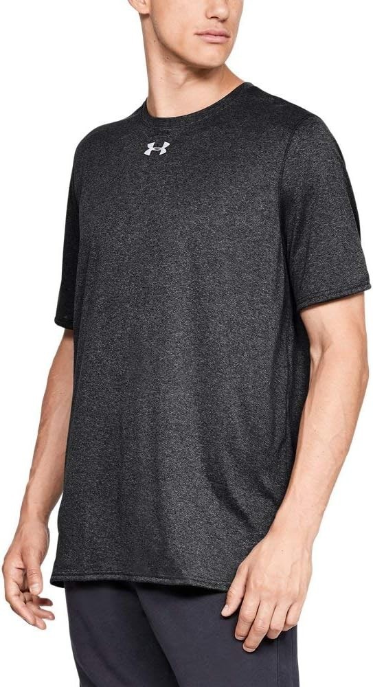 Under Armour Mens Carbon Heathered Locker Tee 2.0 Short Sleeve Size L NWT
