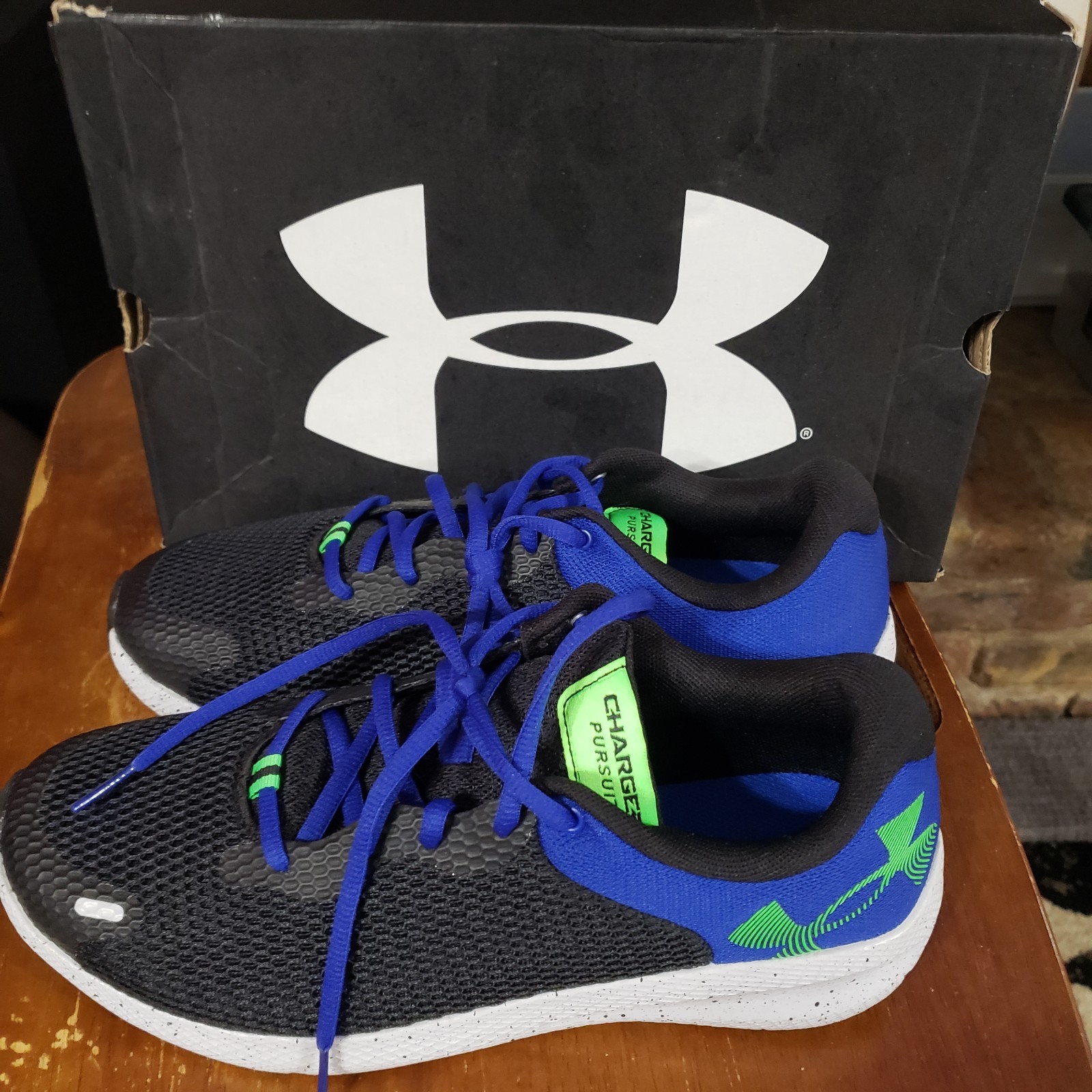 Mens Under Armour Charged Pursuit Shoes 3025249-001 Blue